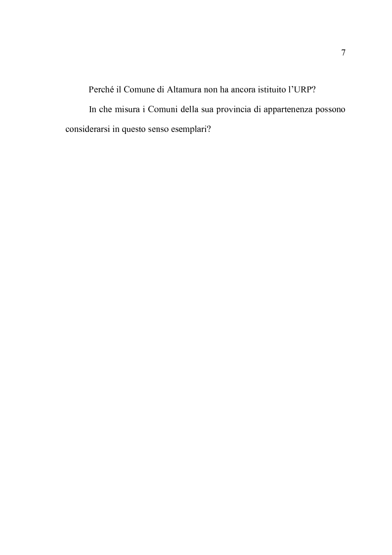 Anteprima della tesi: La comunicazione pubblica e il cambiamento del rapporto tra PA e cittadini: il caso del Comune di Altamura, Pagina 5