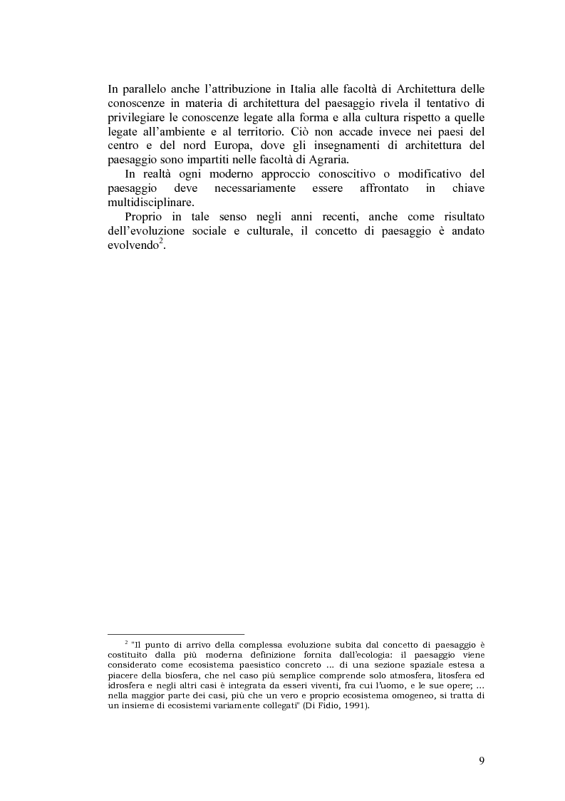 Anteprima della tesi: Il paesaggio agrario e le politiche paesaggistiche della regione Umbria, Pagina 6