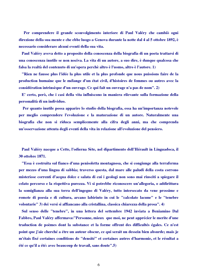 Anteprima della tesi: Paul Valéry, Pagina 5