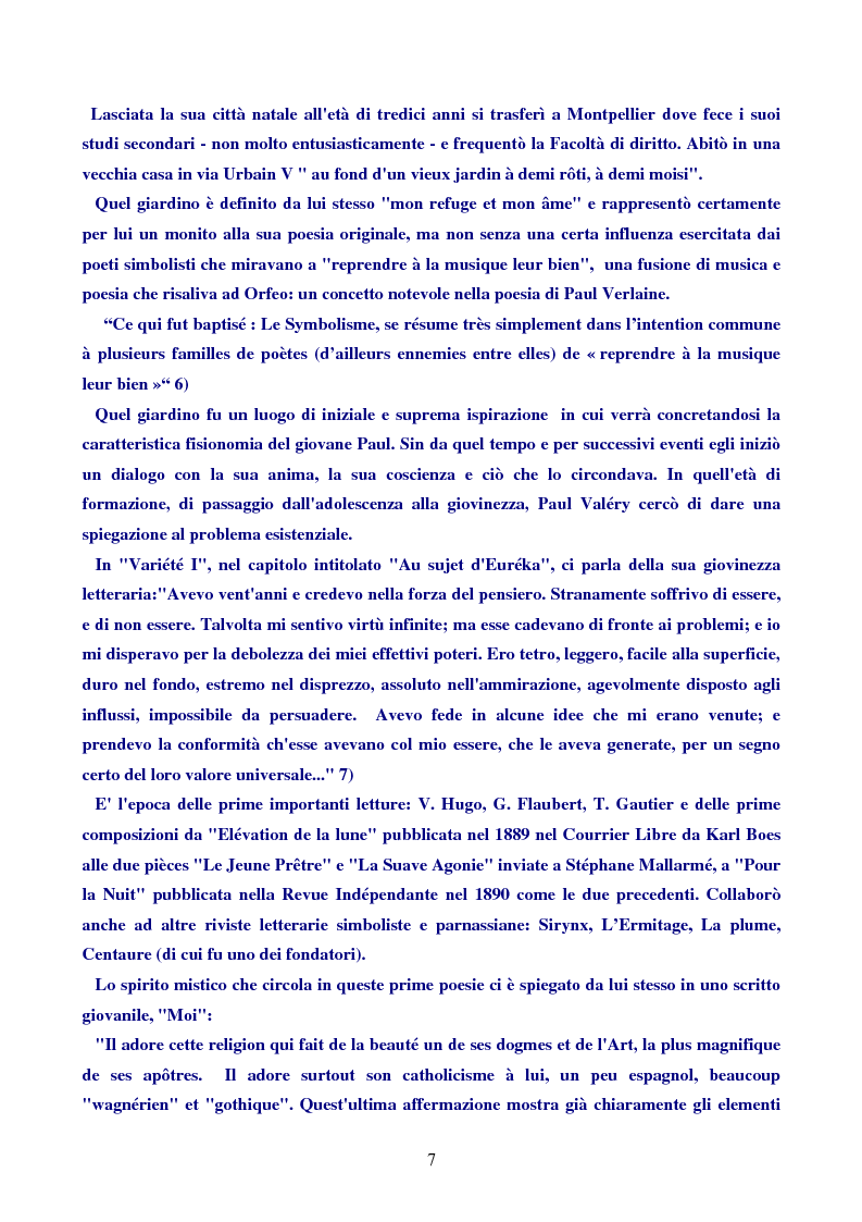 Anteprima della tesi: Paul Valéry, Pagina 6