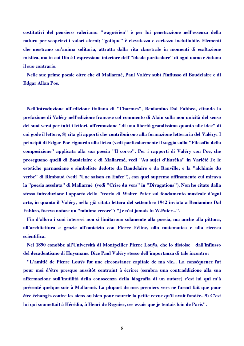 Anteprima della tesi: Paul Valéry, Pagina 7