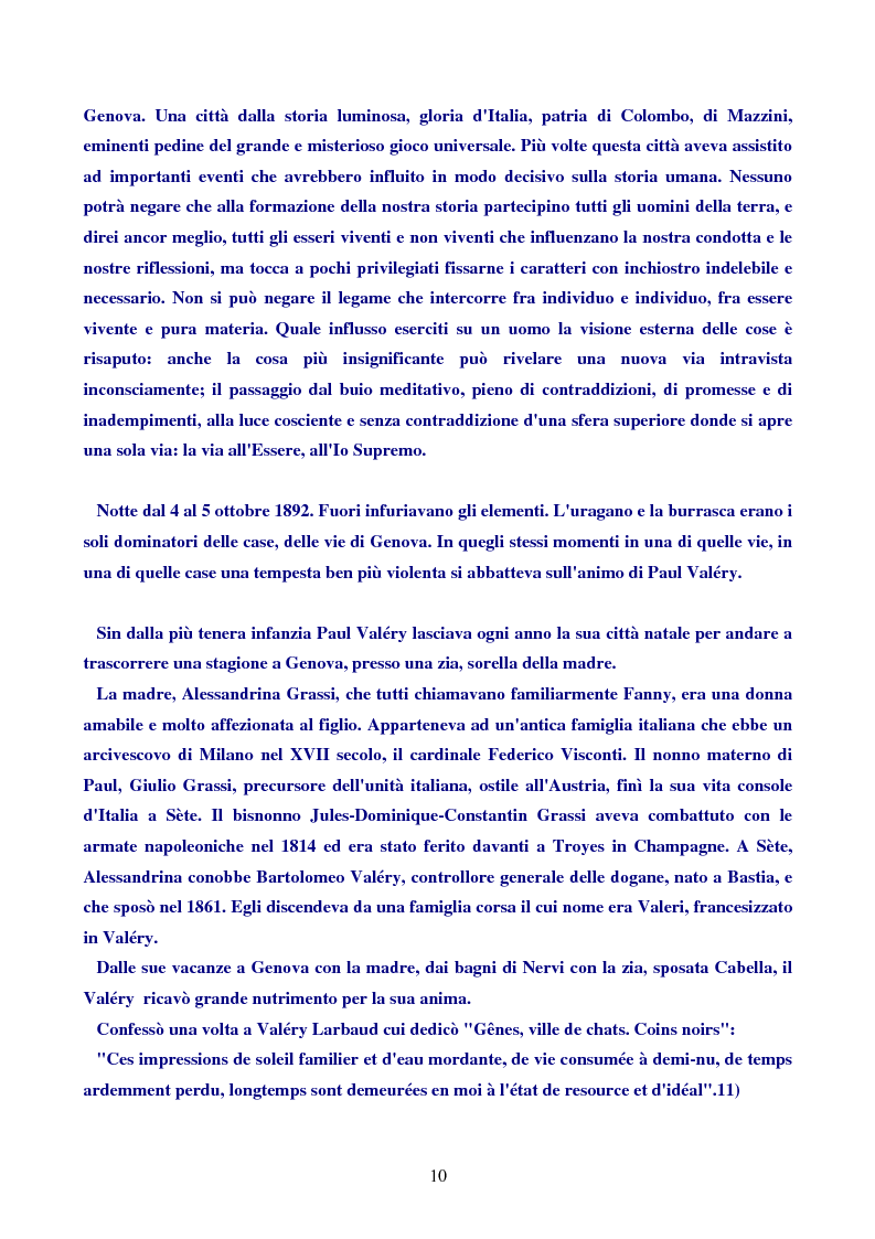 Anteprima della tesi: Paul Valéry, Pagina 9