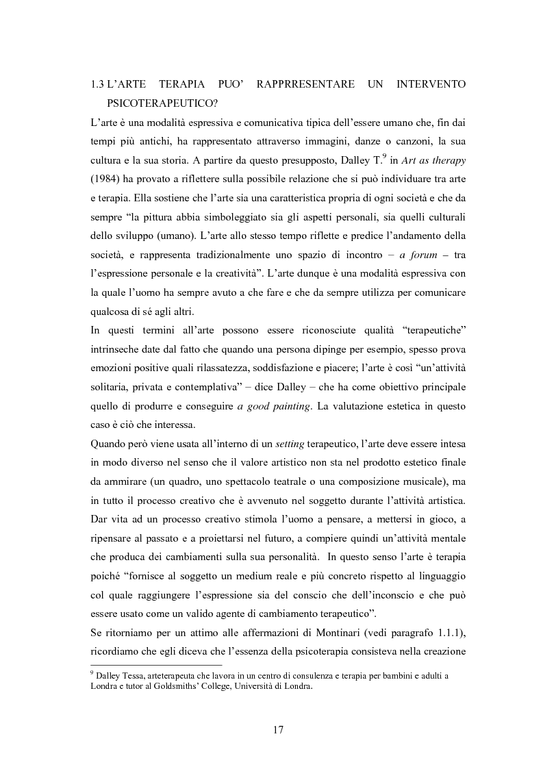 Anteprima della tesi: L'arte terapia in carcere: valenze terapeutiche e risocializzanti, Pagina 13