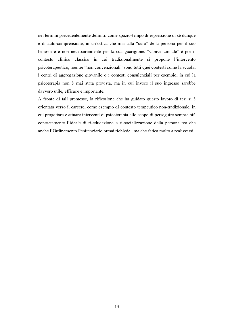 Anteprima della tesi: L'arte terapia in carcere: valenze terapeutiche e risocializzanti, Pagina 9