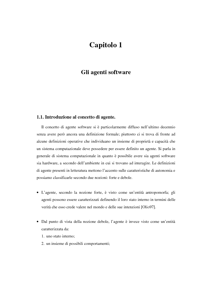 Anteprima della tesi: Il sistema EDGES: un sistema distribuito di agenti per la ricerca ed il filtraggio di informazioni in Internet, Pagina 5