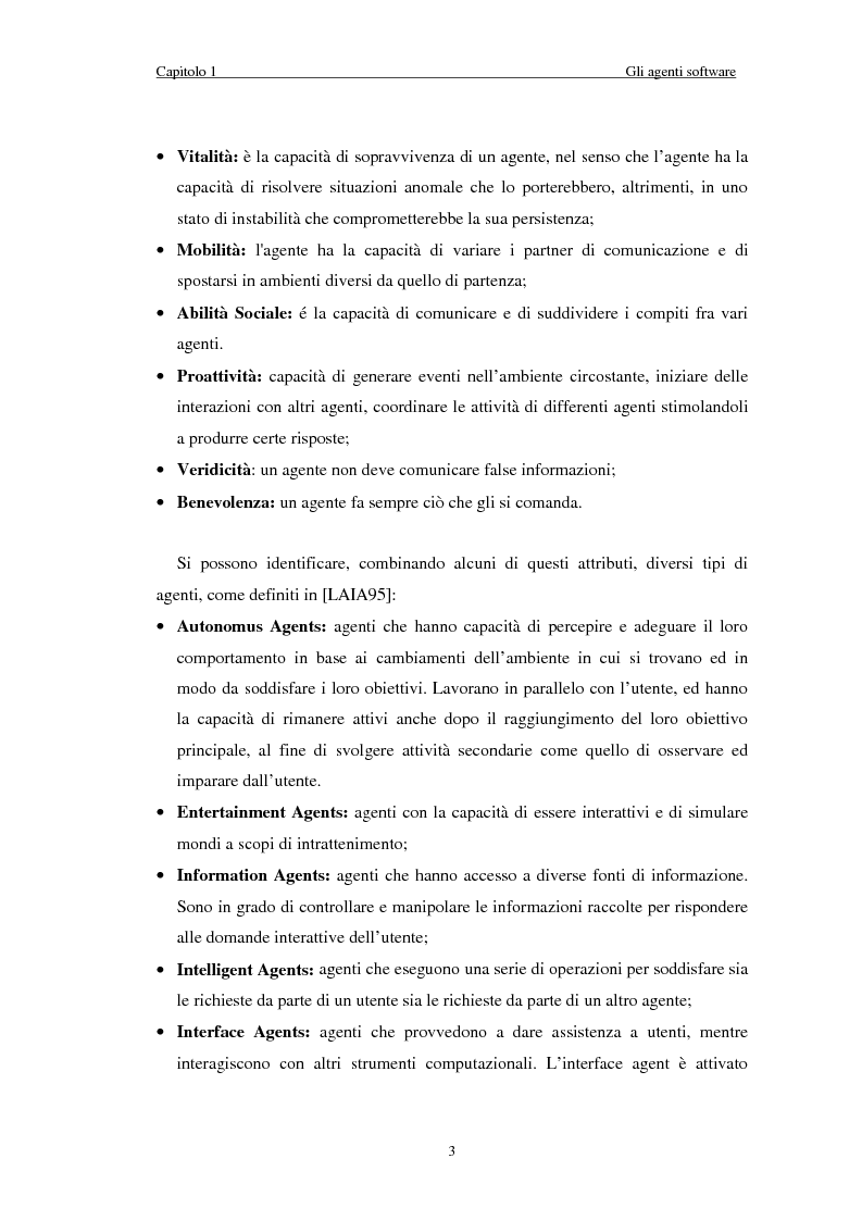 Anteprima della tesi: Il sistema EDGES: un sistema distribuito di agenti per la ricerca ed il filtraggio di informazioni in Internet, Pagina 7