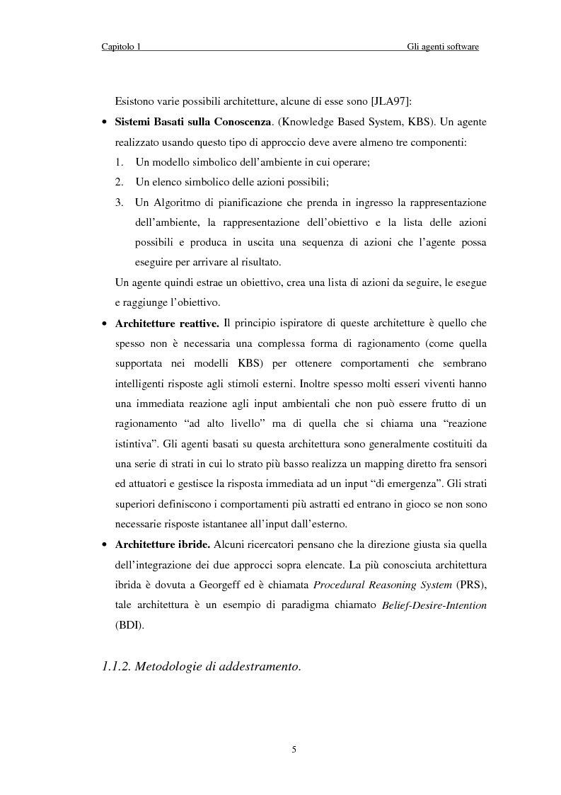 Anteprima della tesi: Il sistema EDGES: un sistema distribuito di agenti per la ricerca ed il filtraggio di informazioni in Internet, Pagina 9