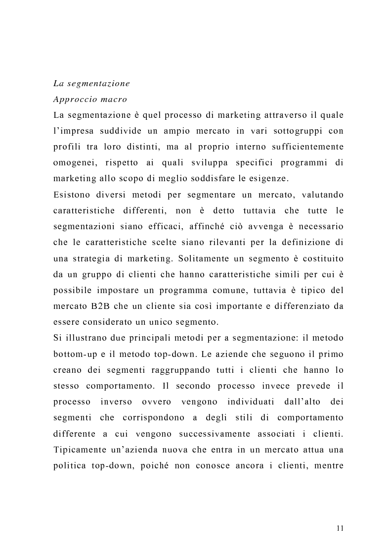Anteprima della tesi: Il piano di Marketing: sviluppo e attuazione - Il caso Mungo, Pagina 8