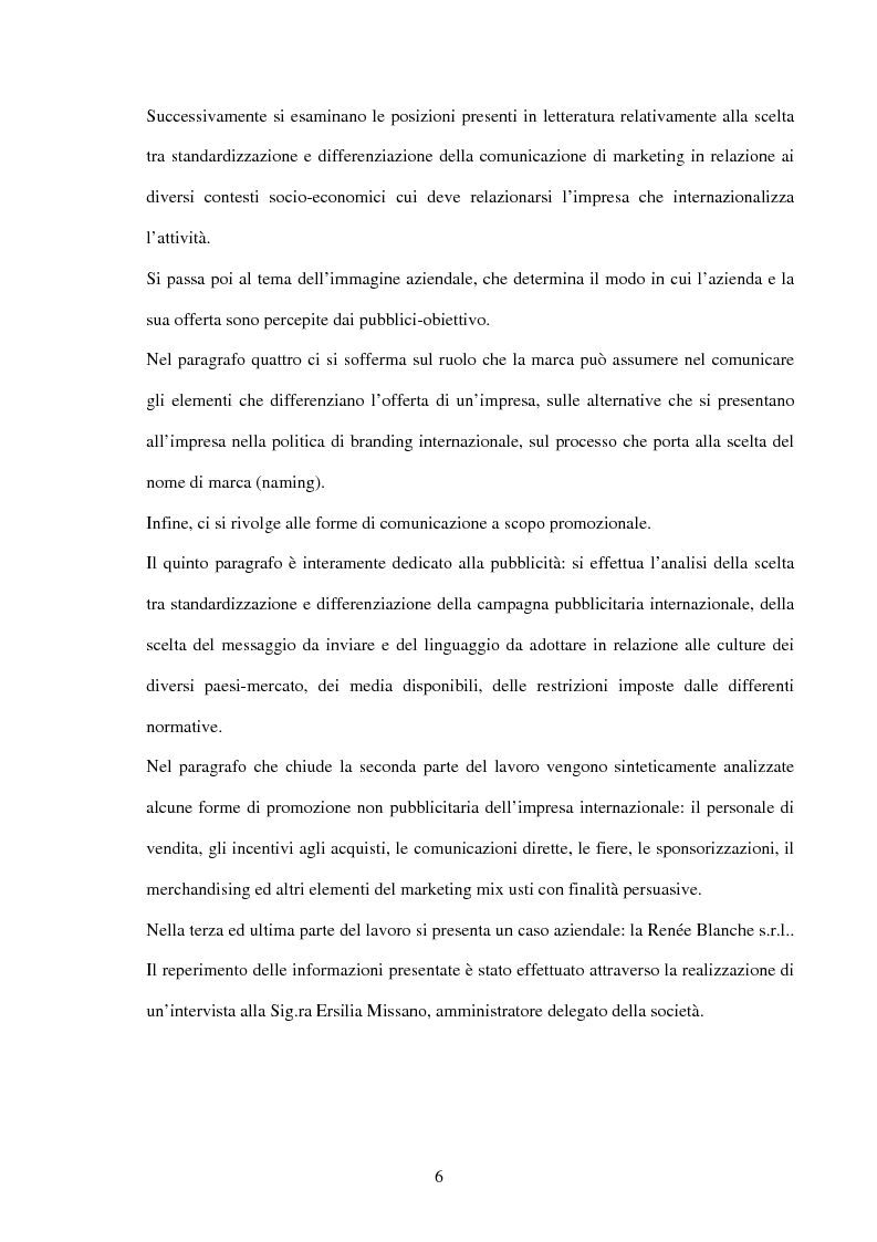 Anteprima della tesi: La comunicazione di marketing delle imprese internazionali, Pagina 3