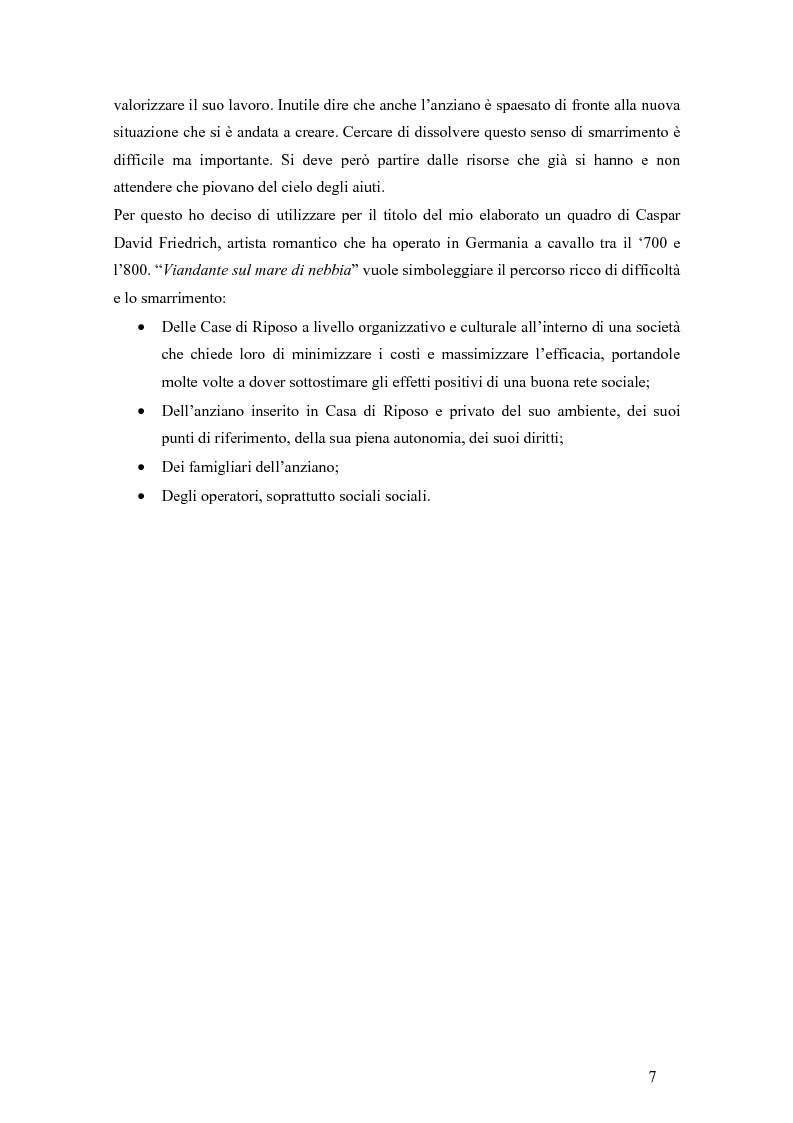 Anteprima della tesi: Viandante sul mare di nebbia: life skills per la promozione del benessere in RSA, Pagina 4