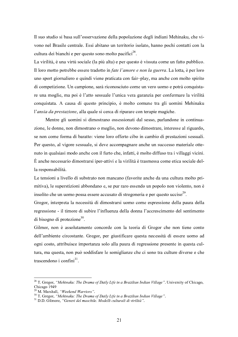 Anteprima della tesi: Gli uomini... il secondo sesso? Considerazioni mascoliniste sulla condizione dell'uomo, Pagina 15