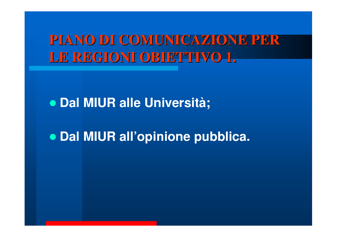 Anteprima della tesi: Comunicare la Ricerca. Tre Università: Bari, Calabria, Catania., Pagina 7