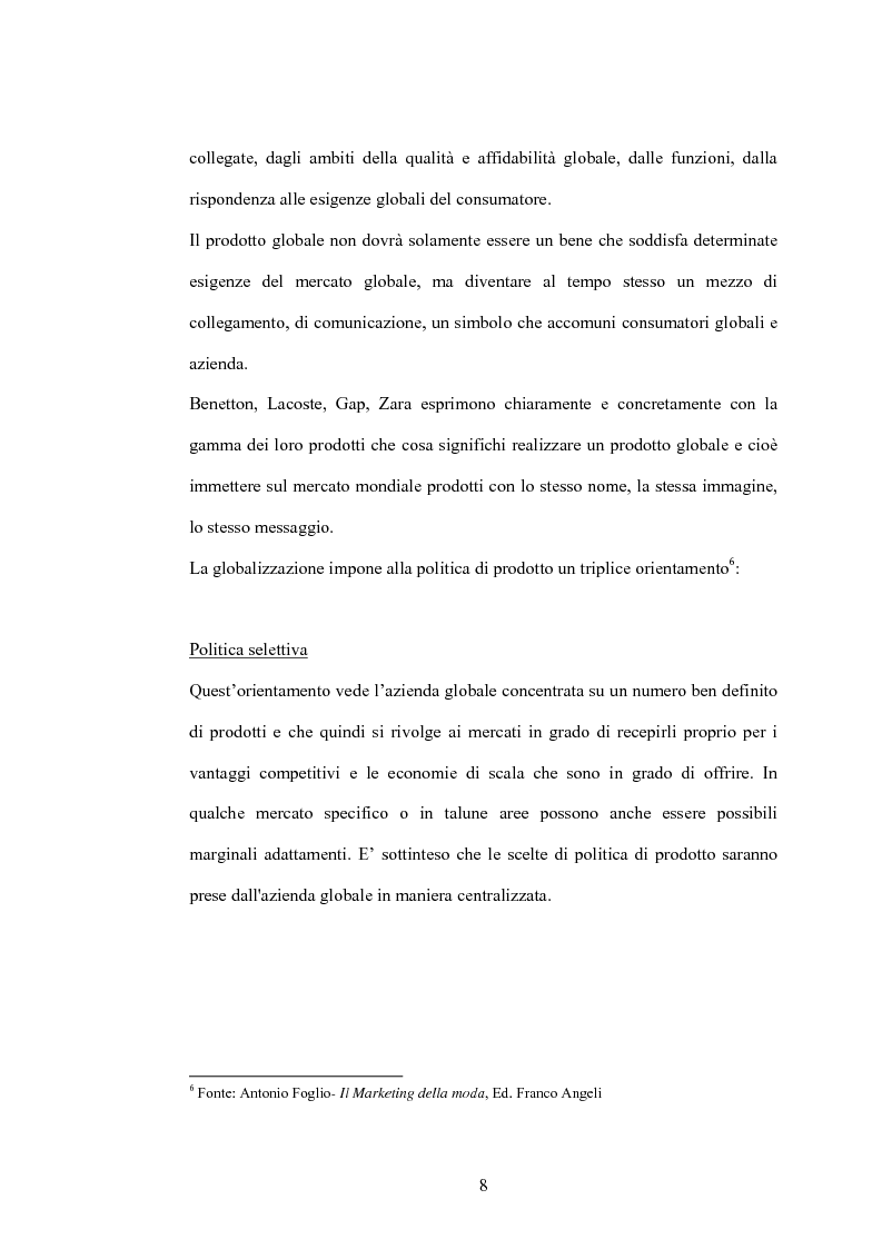 Anteprima della tesi: Da fashion retailers a imprese globali del sistema moda. Analisi di due casi significativi: Gap Inc. e Inditex, Pagina 11