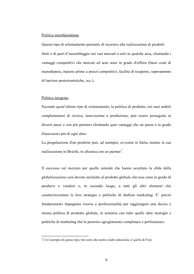 Anteprima della tesi: Da fashion retailers a imprese globali del sistema moda. Analisi di due casi significativi: Gap Inc. e Inditex, Pagina 12