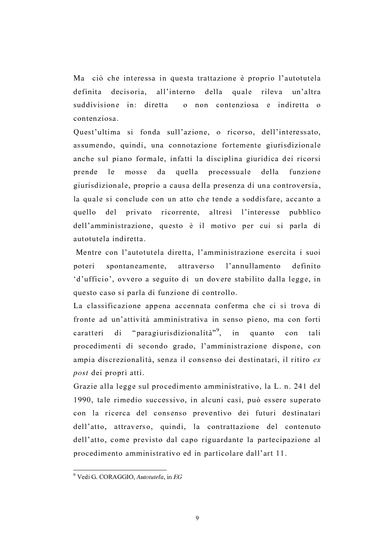 Anteprima della tesi: L'autotutela nel diritto tributario con particolare riguardo alla posizione soggettiva del contribuente, Pagina 4