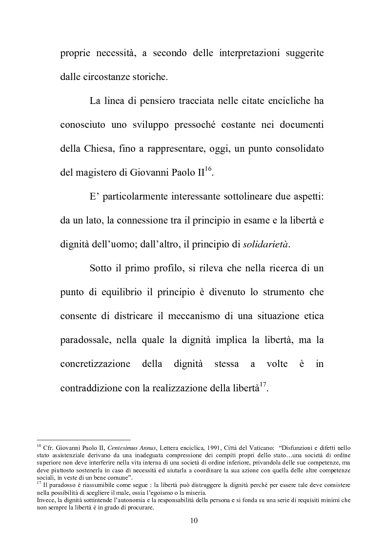 Anteprima della tesi: Il principio di sussidiarietà nel sistema delle autonomie locali, Pagina 10