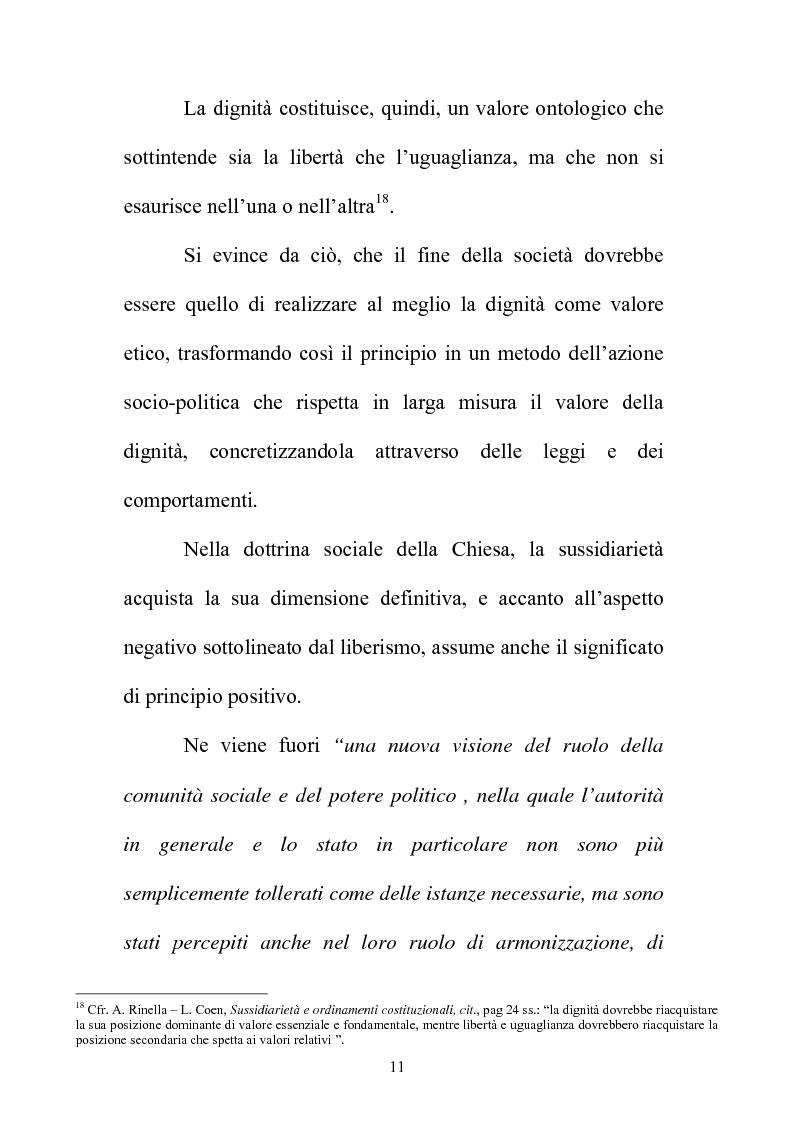 Anteprima della tesi: Il principio di sussidiarietà nel sistema delle autonomie locali, Pagina 11