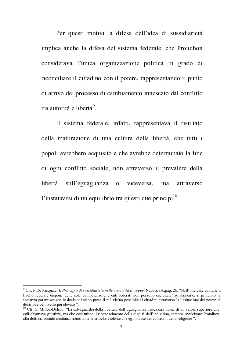 Anteprima della tesi: Il principio di sussidiarietà nel sistema delle autonomie locali, Pagina 7