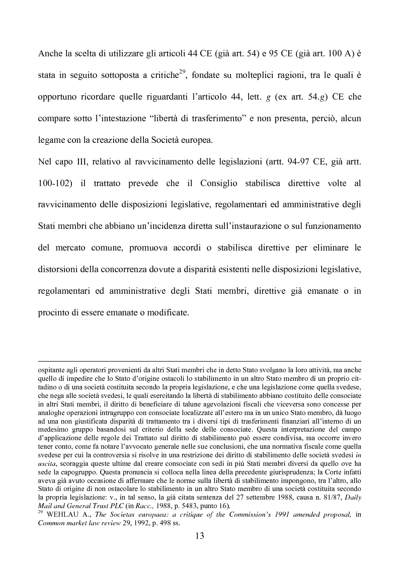 Anteprima della tesi: La società europea, Pagina 13