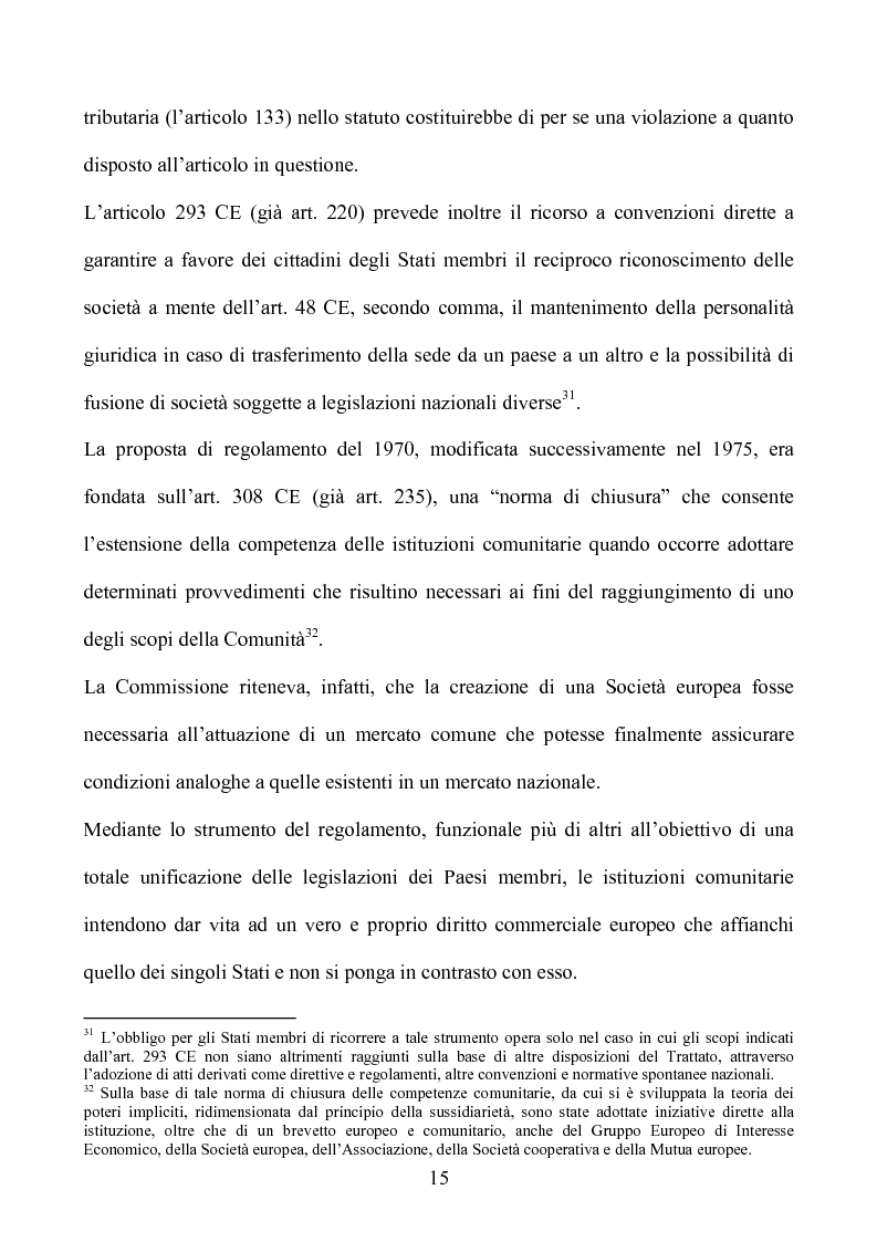 Anteprima della tesi: La società europea, Pagina 15
