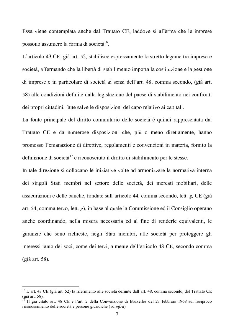 Anteprima della tesi: La società europea, Pagina 7
