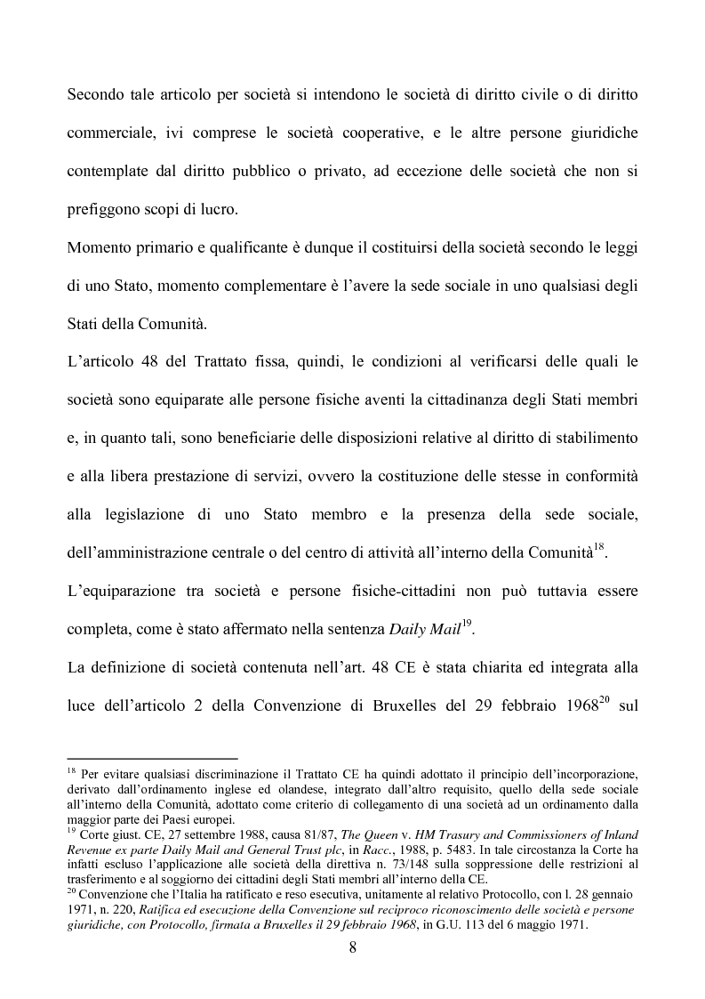 Anteprima della tesi: La società europea, Pagina 8