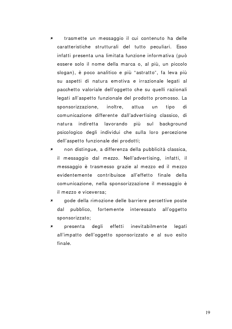 Anteprima della tesi: La sponsorizzazione di eventi musicali: un efficace strumento di comunicazione commerciale, Pagina 14