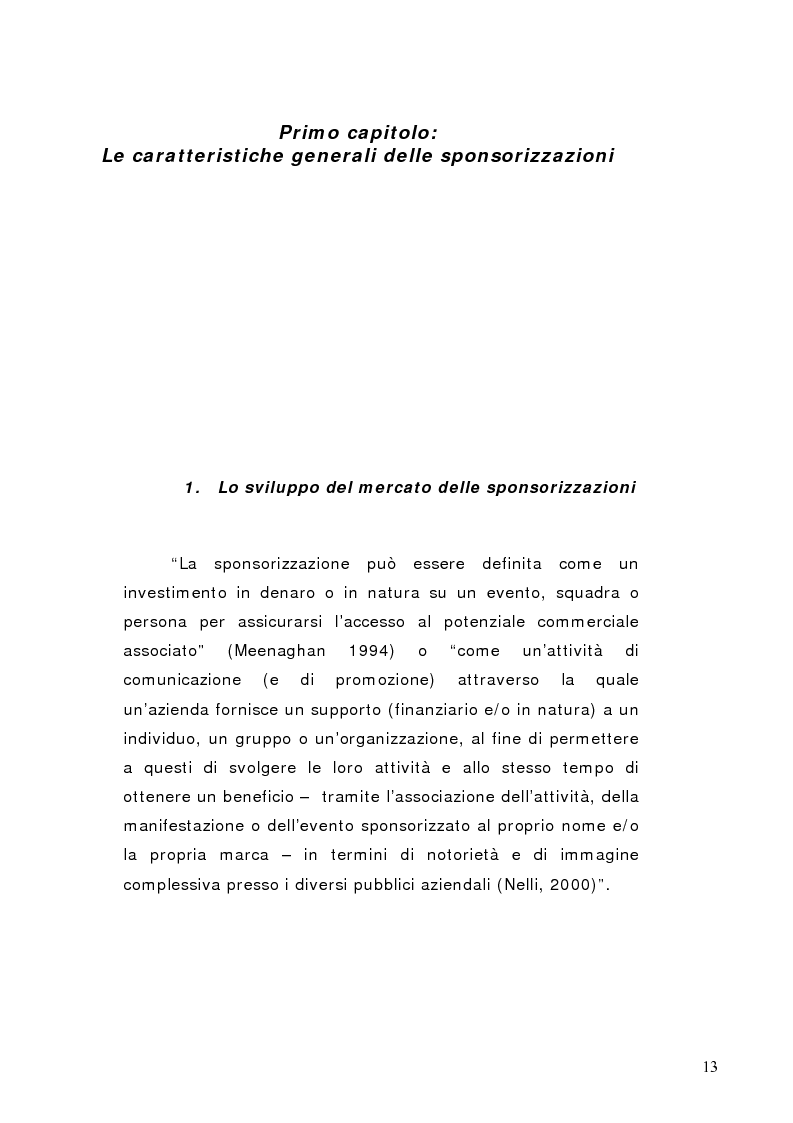 Anteprima della tesi: La sponsorizzazione di eventi musicali: un efficace strumento di comunicazione commerciale, Pagina 8
