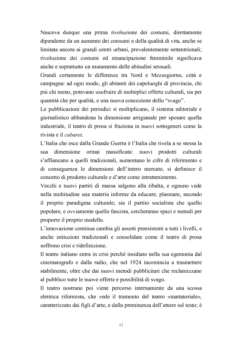 Anteprima della tesi: A onor del vero. Pitigrilli: scrittore anti sublime. Viaggio nella vita e nelle opere di un autore controverso, Pagina 11
