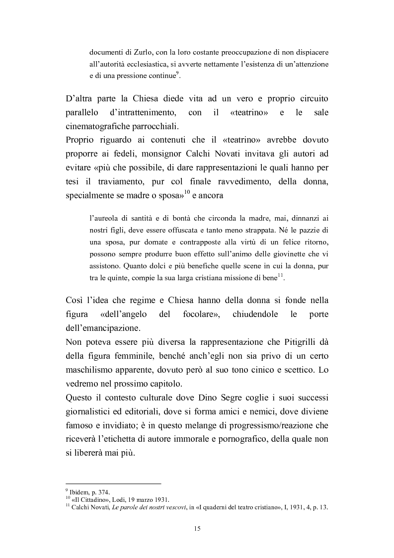 Anteprima della tesi: A onor del vero. Pitigrilli: scrittore anti sublime. Viaggio nella vita e nelle opere di un autore controverso, Pagina 15