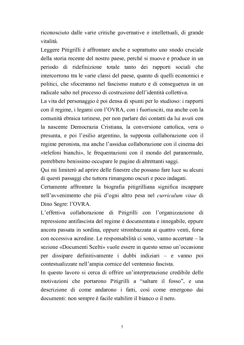 Anteprima della tesi: A onor del vero. Pitigrilli: scrittore anti sublime. Viaggio nella vita e nelle opere di un autore controverso, Pagina 5