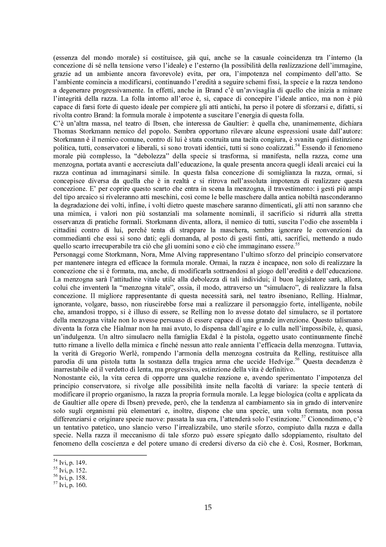 Anteprima della tesi: Jules de Gaultier : la filosofia del bovarismo. Un philosophe nouveau nella cultura francese del primo Novecento, Pagina 15