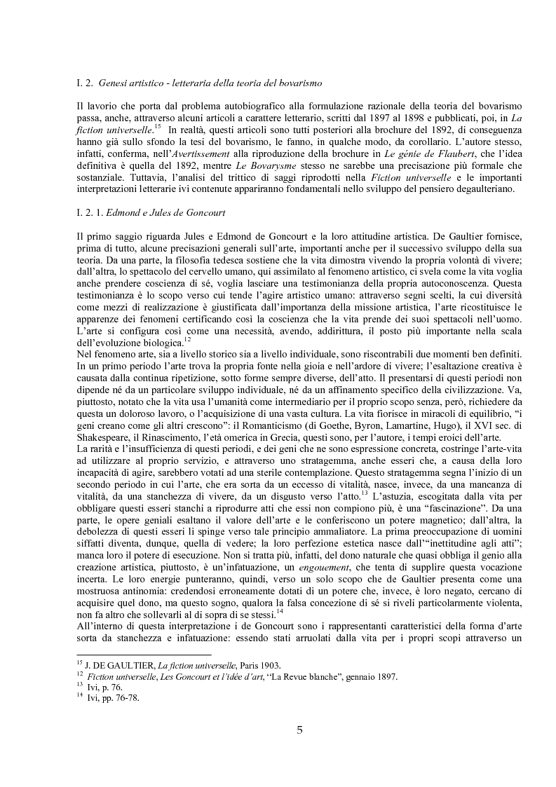 Anteprima della tesi: Jules de Gaultier : la filosofia del bovarismo. Un philosophe nouveau nella cultura francese del primo Novecento, Pagina 5
