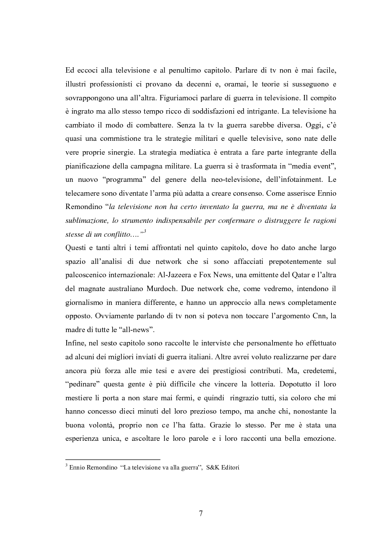 Anteprima della tesi: Professione reporter di guerra: da Russell ad Al-Jazeera storie, analisi ed evoluzione di un mestiere difficile, Pagina 7
