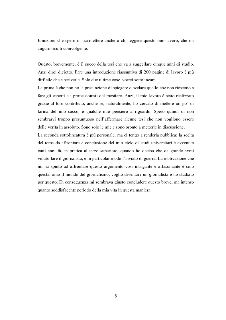 Anteprima della tesi: Professione reporter di guerra: da Russell ad Al-Jazeera storie, analisi ed evoluzione di un mestiere difficile, Pagina 8