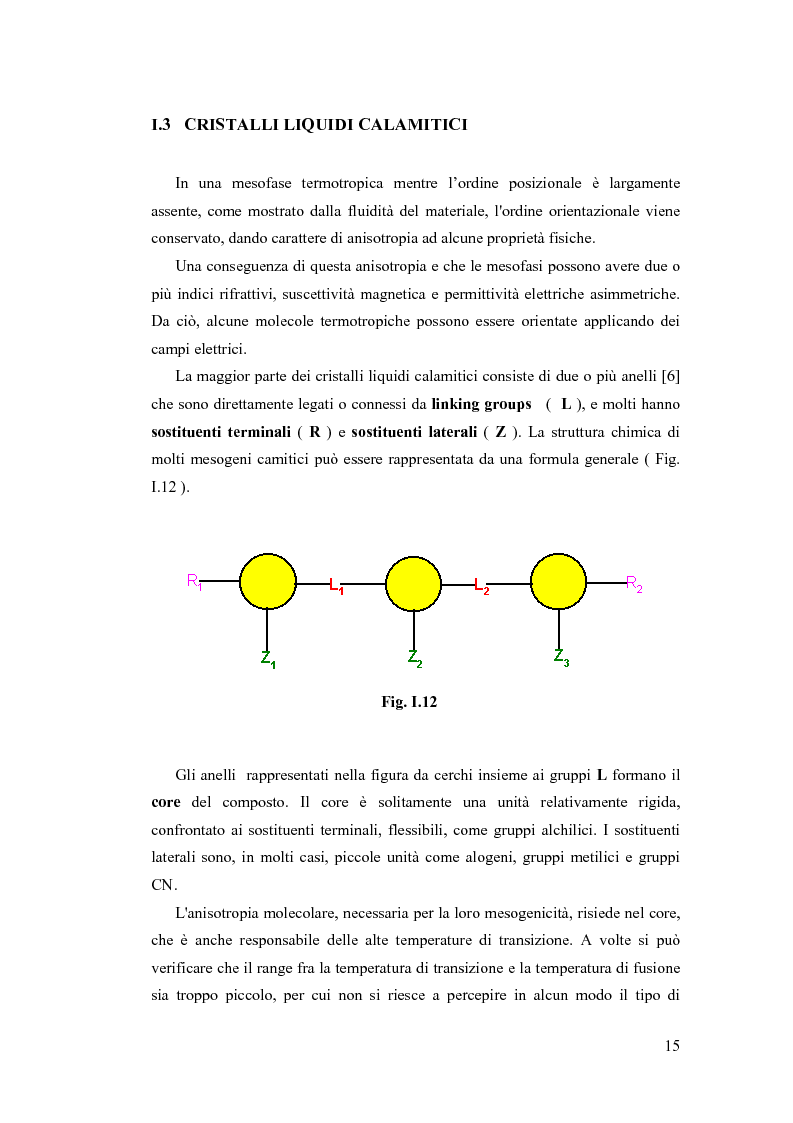 Anteprima della tesi: Sintesi e Caratterizzazione Mediante Diffrattometria a Raggi X su Polveri Cristalline a Temperatura Variabile di Nuovi Materiali Liquido-Cristallini, Pagina 10