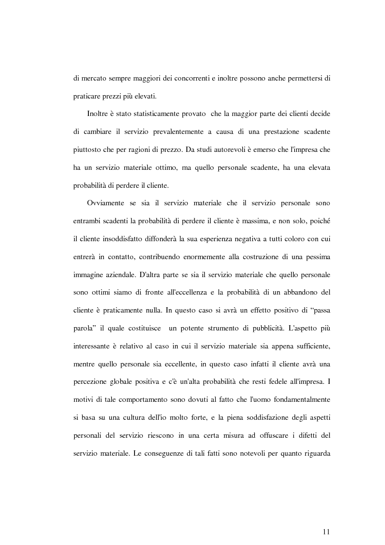 Anteprima della tesi: La soddisfazione del consumatore nelle imprese di pubblici servizi: il caso dei trasporti, Pagina 11