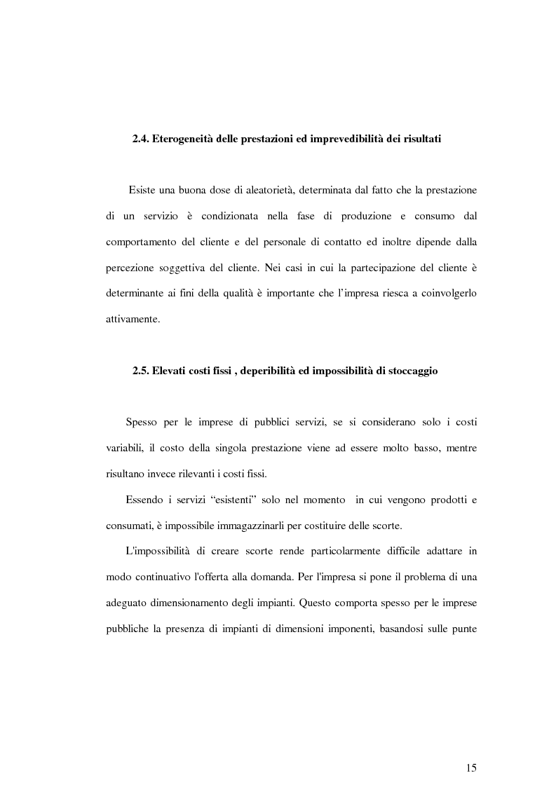 Anteprima della tesi: La soddisfazione del consumatore nelle imprese di pubblici servizi: il caso dei trasporti, Pagina 15
