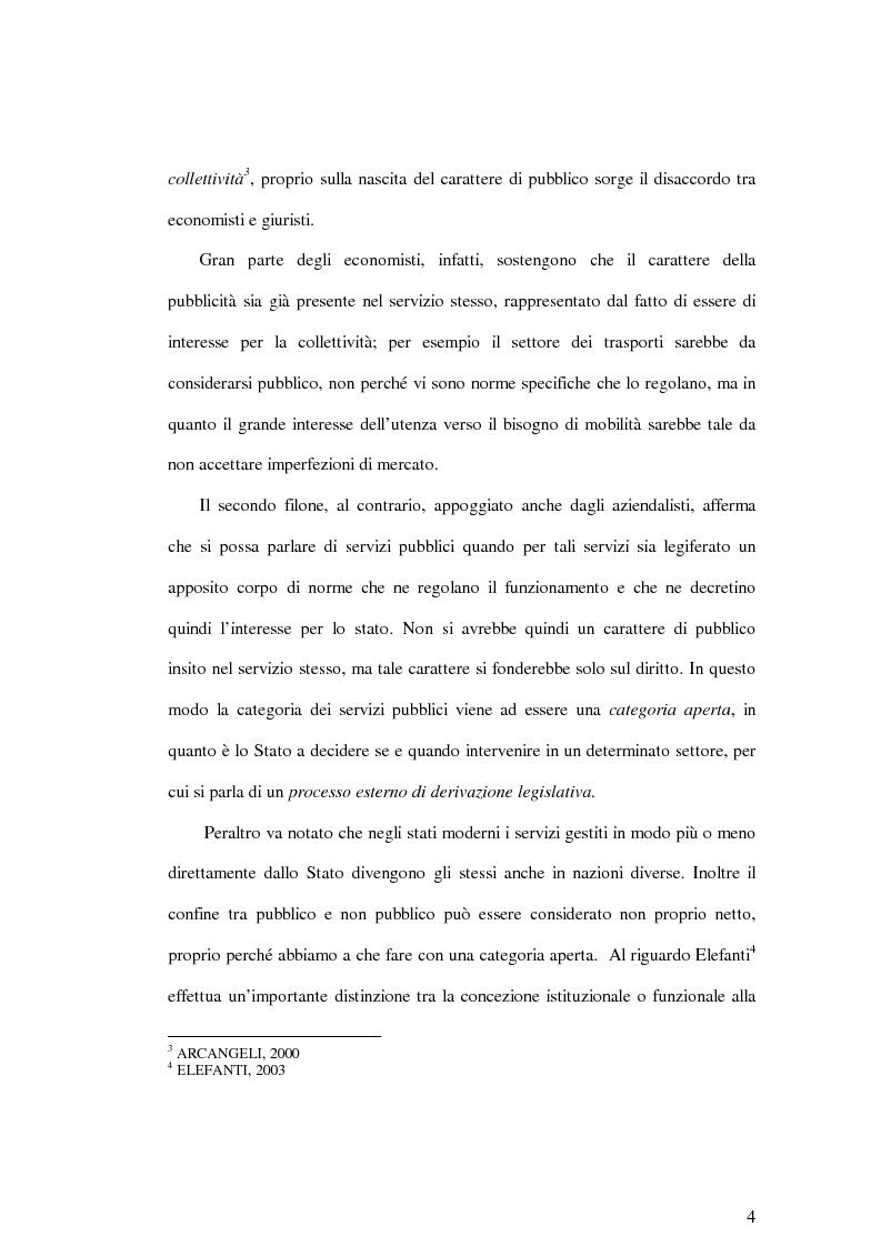 Anteprima della tesi: La soddisfazione del consumatore nelle imprese di pubblici servizi: il caso dei trasporti, Pagina 4