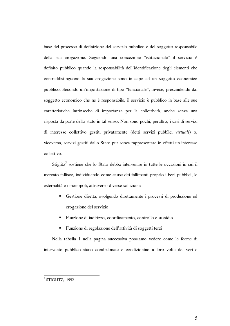 Anteprima della tesi: La soddisfazione del consumatore nelle imprese di pubblici servizi: il caso dei trasporti, Pagina 5