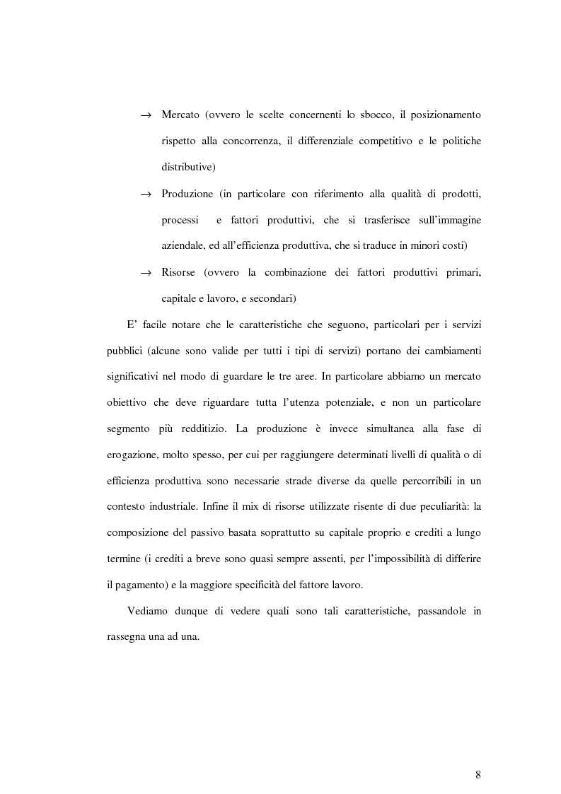 Anteprima della tesi: La soddisfazione del consumatore nelle imprese di pubblici servizi: il caso dei trasporti, Pagina 8
