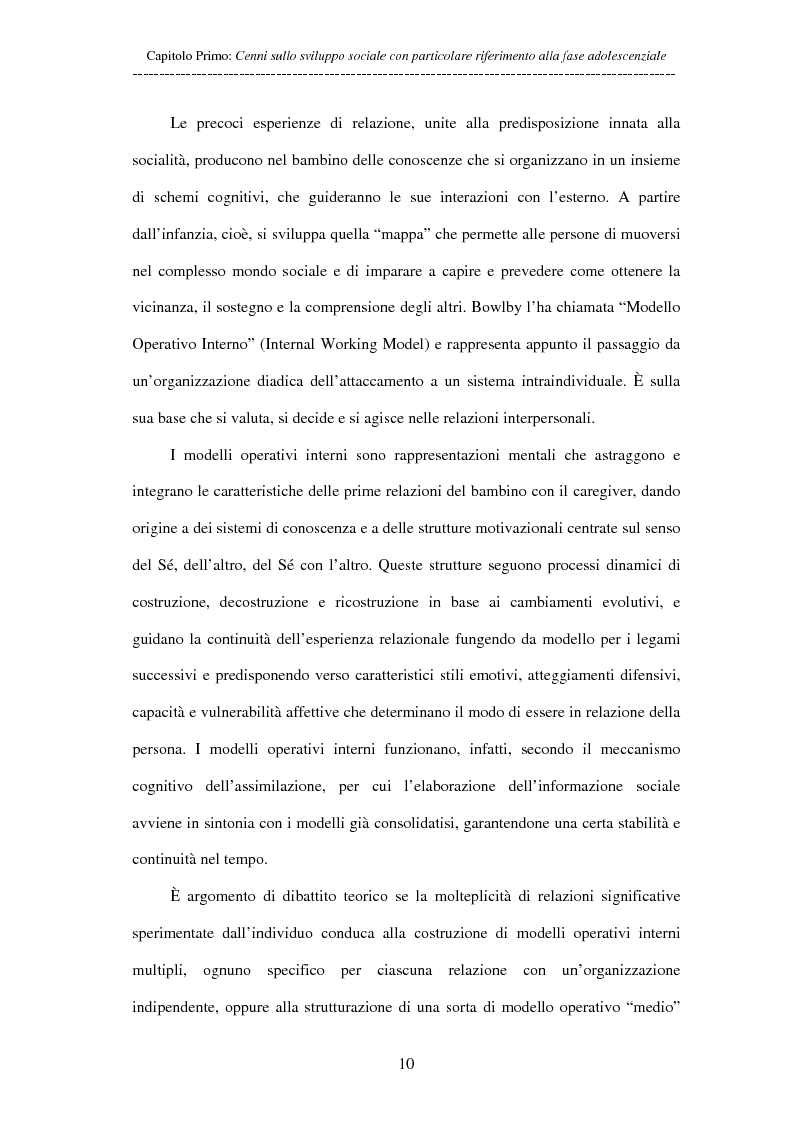 Anteprima della tesi: Adolescenti allontanati dalla famiglia: tra disagio e capacità di ''resilienza'', Pagina 10