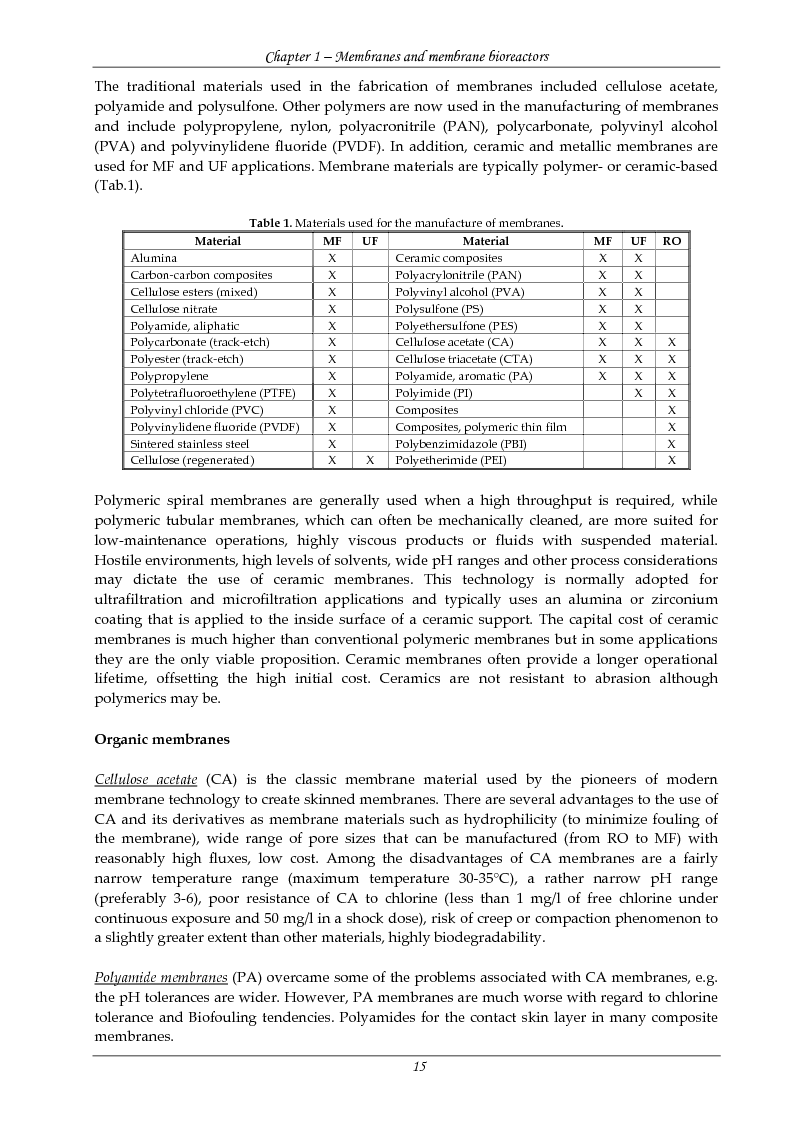 Anteprima della tesi: Rimozione di nutrienti e microinquinanti attraverso un processo a fanghi attivi assistito da membrana e carboni attivi, Pagina 10