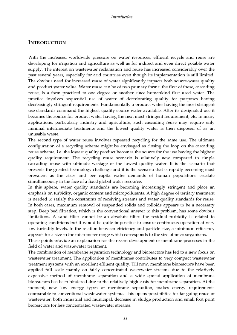 Anteprima della tesi: Rimozione di nutrienti e microinquinanti attraverso un processo a fanghi attivi assistito da membrana e carboni attivi, Pagina 6