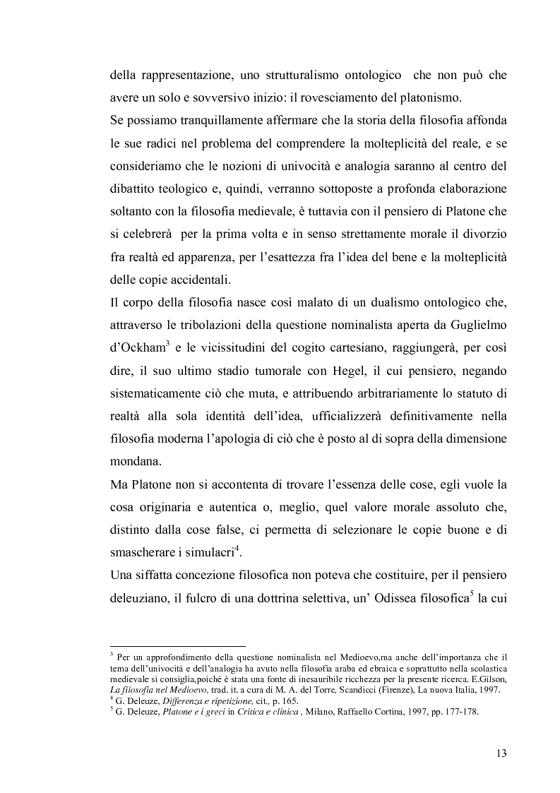 Anteprima della tesi: Tre riletture del pensiero di Spinoza nella filosofia contemporanea: G. Deleuze, A. Negri, E. Balibar, Pagina 12