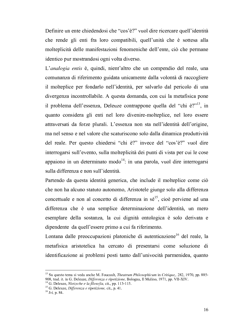 Anteprima della tesi: Tre riletture del pensiero di Spinoza nella filosofia contemporanea: G. Deleuze, A. Negri, E. Balibar, Pagina 15