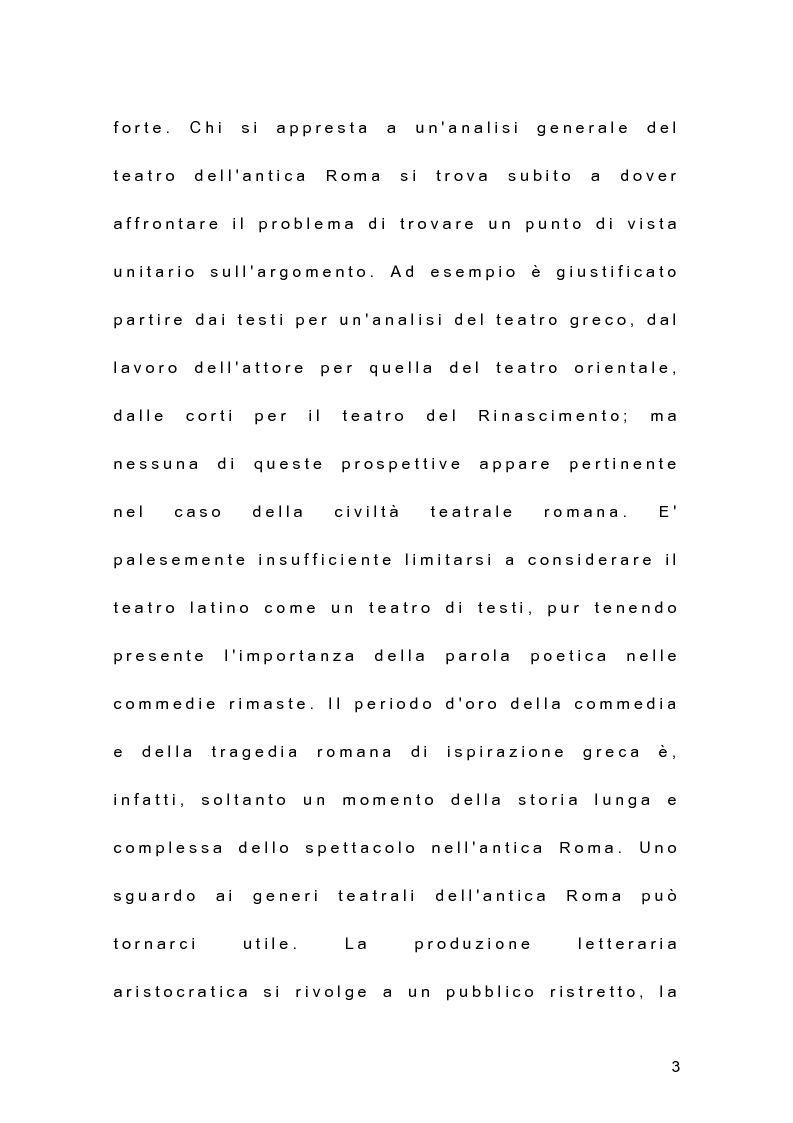 Anteprima della tesi: Il teatro dell'antica Roma alle origini del teatro moderno, Pagina 2