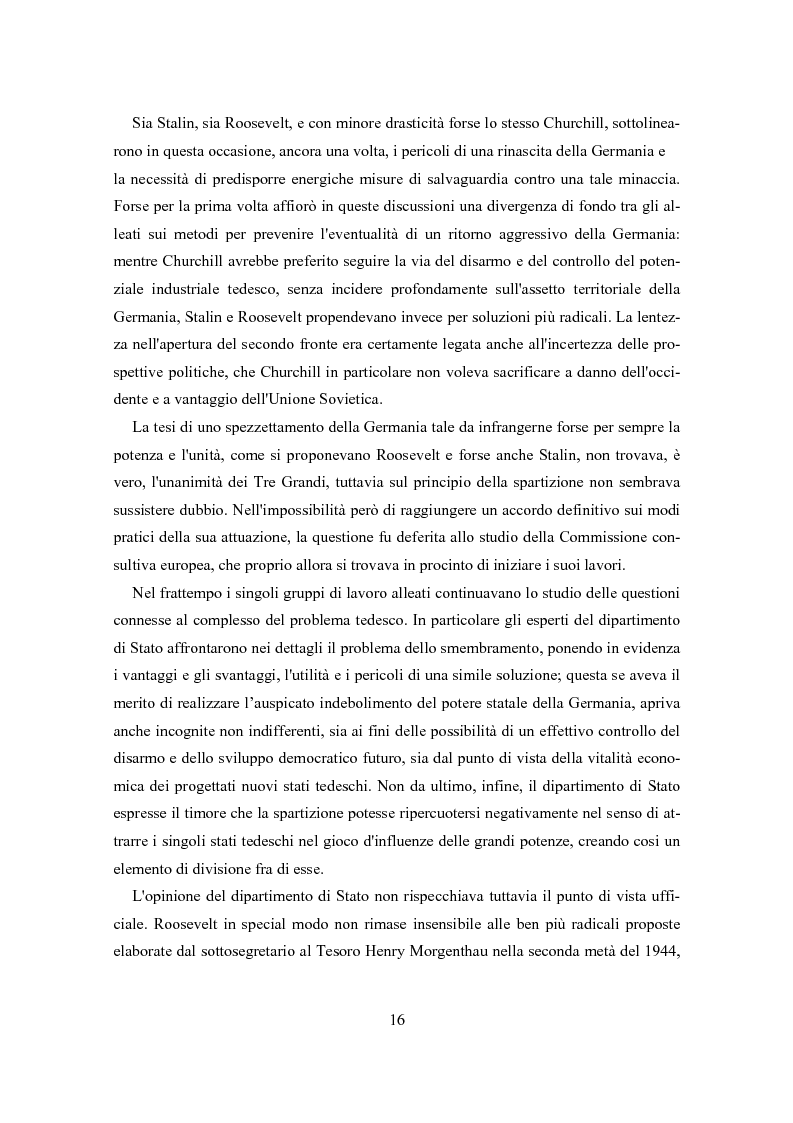 Anteprima della tesi: L'influenza degli Alleati nei processi costituenti della Germania postbellica: rapporti politico-militari sottesi all'elaborazione del Grundgesetz, Pagina 12