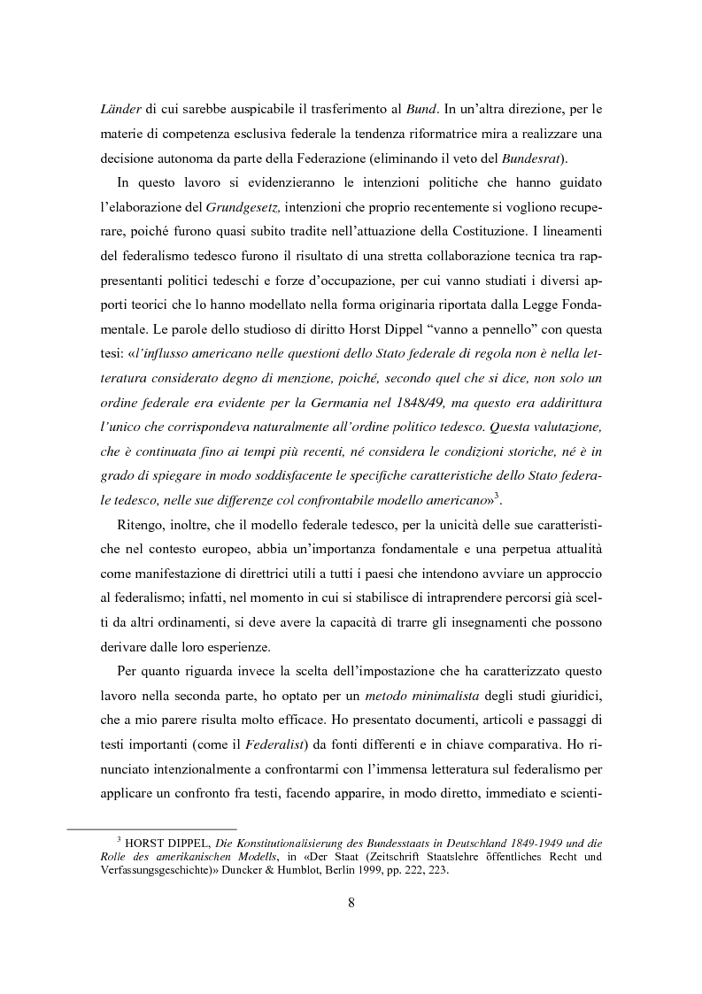 Anteprima della tesi: L'influenza degli Alleati nei processi costituenti della Germania postbellica: rapporti politico-militari sottesi all'elaborazione del Grundgesetz, Pagina 4