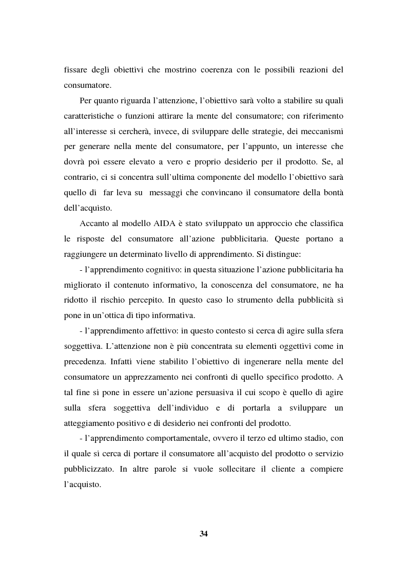 Anteprima della tesi: La programmazione e il controllo di una campagna pubblicitaria, Pagina 13